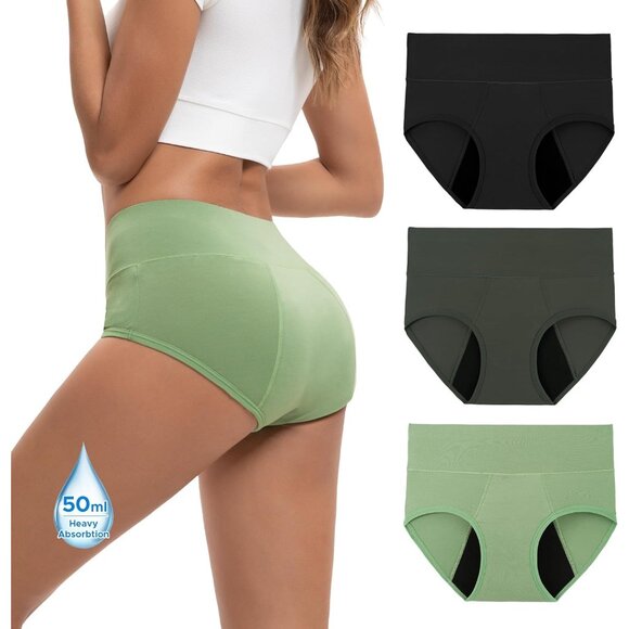 ⚡Women’s High Waist Seamless Underwear Tummy Control Full Coverage Soft Stret - Picture 1 of 6